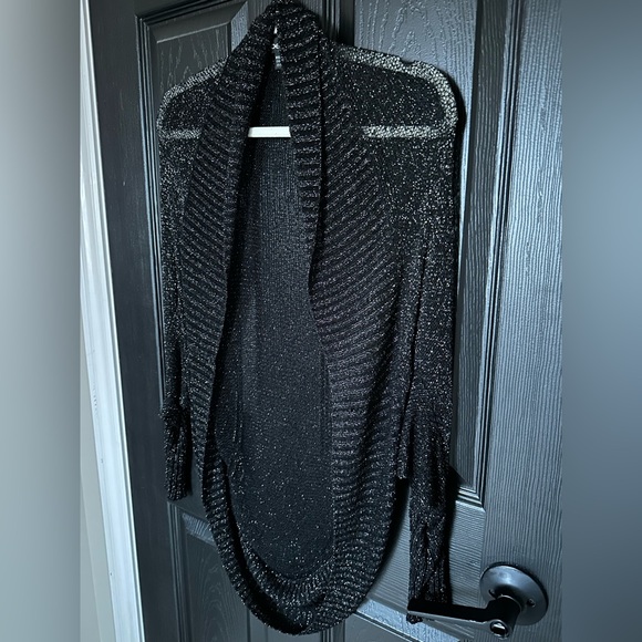 Bebe Sparkle Shawl Sweater - Picture 4 of 6